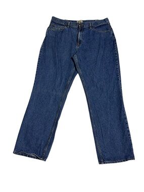 Schmidt Workwear Jeans Men's Sz 38x34 VTG 100% Cotton Med Wash Workcore Durable